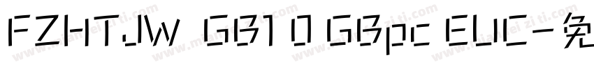 FZHTJW  GB1 0 GBpc EUC字体转换